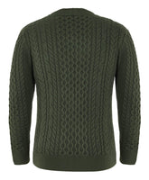 3 x Brand New Cicy Bell Men s V Neck Sweater Long Sleeve Male Basic Knitted Sweater Classic Fine Knit Sweater for Men Military Green L - RRP €92.55