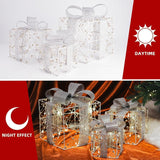 1 x RAW Customer Returns HoldOneLight 60LED with 3 gift light boxes battery operated Christmas decoration - RRP €19.87