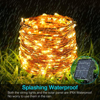 1 x RAW Customer Returns kolpop Solar Fairy Lights Outdoor, 24M Led Solar Fairy Lights Outdoor 240 LED Outdoor Waterproof Copper Wire Fairy Lights for Christmas Parties Garden Weddings Decoration Warm White - RRP €13.1