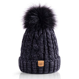 3 x Brand New REDESS Women s Winter Pom Pom Hat with Warm Fleece Lining, Thick and Soft Snow Knitted Skull Ski Hat - RRP €53.67