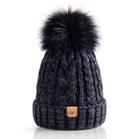 5 x Brand New REDESS Women s Winter Bobble Beanie Hat with Warm Fleece Lined, Thick Slouchy Snow Knit Skull Ski Cap - RRP €99.95