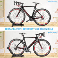 1 x RAW Customer Returns CXWXC bike stand floor 26 to 29 inches and 650C -700C, bike stand for your garage, home or bike shop, foldable bike stand for MTB and road bike - RRP €39.32