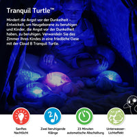 1 x RAW Customer Returns Cloud B Seabed Projector with Relaxing Night Light with Comforting Sounds Adjustable brightness 3 colors Auto power off Turtle Musical Night Light Tranquil Purple Turtle - RRP €58.39