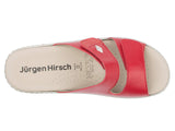 1 x RAW Customer Returns J rgen Hirsch Slippers Soft 01 Women s Leather Non-Slip Soft Footbed Red, 40  - RRP €64.4