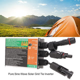 1 x RAW Customer Returns BuyWeek Grid Tie Inverter, 180W 230V Solar Micro Inverter 10.8V to 30V DC Input to AC 180V to 280V Output Sine Wave Inverter - RRP €56.99