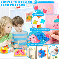 1 x Brand New Poke Art DIY Toys, Childhood Infinity Dream Hand-Painted Toys, Beautiful Painting Book Set for Children Girls Boys 3-8 Years Old Handmade Toys A  - RRP €22.8