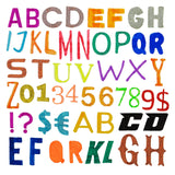 1 x RAW Customer Returns int rend 26 font stencils set, letters and numbers, styles - modern, vintage, comics and others - for bullet journal, scrapbooking, wedding, DIY, painting, drawing, craft accessories - RRP €8.99