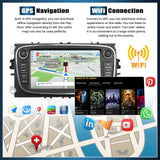 1 x RAW Customer Returns 2 64G Android 13 Car Radio for Ford Focus II Mondeo 9 S-Max C-Max Kuga 2008-2011 with Carplay Android Auto, 7 inch Touchscreen Radio with Bluetooth FM RDS HiFi WiFi GPS AHD Rear View Camera MIC - RRP €167.21