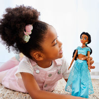 1 x RAW Customer Returns Disney Store Official Princess Jasmine Doll for Children, Aladdin, 29 cm, fully articulated doll with elaborate hairbrush, suitable for ages 3 and up - RRP €34.99