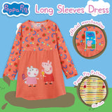 10 x Brand New Peppa Pig Other Dresses Dresses for Girls Made of Cotton, Peppa Pig Girls Dress Pack of 2 or Single with Shoulder Bag Girls 3-4 Years, Yellow Orange  - RRP €191.5