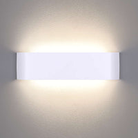 1 x RAW Customer Returns Lightess Modern Indoor Wall Light Lamp 4000K Neutral White LED Wall Lamp 16W Wall Lamp White Light 30cm for Bedroom Stairs Hallway - RRP €24.49