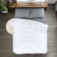 1 x RAW Customer Returns Utopia Bedding Duvet 200 x 200 cm, All Season Duvet, Lightweight Duvet with Polyester Filling, Microfibre Sleeping Blanket White  - RRP €27.97