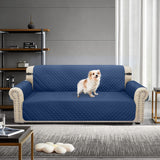 2 x Brand New Granbest Waterproof Sofa Cover 3 Seater Non-Slip Couch Cover with Elastic Straps, Washable Sofa Protector for Kids, Pets, Dogs, Cats 3 Seater, Navy Blue  - RRP €80.66