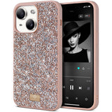 1 x RAW Customer Returns BEZ Phone Case for iPhone 13 Case Glitter, Sparkle Diamond Crystal Bling Case with Bling Co. Series Compatible for iPhone 13, Tuscan Beige - RRP €24.99