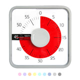 1 x RAW Customer Returns 19cm Countdown Timer, Visual Timer, Exam Timer for Kids and Adults, Classroom, Homework, Games, Kitchen, Office, Meetings, Gray - RRP €20.08