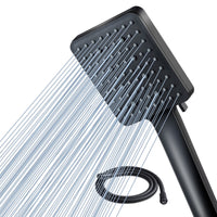 1 x RAW Customer Returns Magichome shower head with hose, shower head with hose 1.5 m, water-saving shower head with pressure increase for higher water pressure, hand shower shower head rain shower with 6 jet types - RRP €24.36