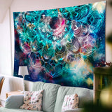 10 x Brand New Tapestry Psychedelic Mandala Wall Hanging Boho Blanket Tapestries Mysterious Nebula Stars Bedspread Wall Towel Beach Towel Large Beach Blanket Bedroom Living Room Dorm Wall Decoration 230x180cm - RRP €249.9