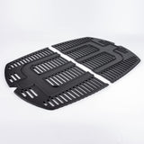 1 x RAW Customer Returns LOKHING Grill Grate Cast Iron Grill Replacement Parts Accessories Fit for Weber Q300 Series, Q320, Q3000 Series, Q3200, 586002, 57060001, 404341 Grill Models, Set of 2, Total 63.5 x 45.21 cm  - RRP €72.99