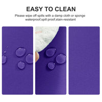 1 x RAW Customer Returns DWCN Purple Tablecloth Stain Protection Washable Table Linen Waterproof Table Cloth for Dining Room, Garden, Party, Wedding or Household, 140 x 200 cm - RRP €18.14