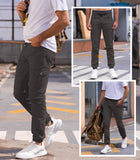 1 x RAW Customer Returns Cassiecy Cargo Trousers Men s Slim Fit Casual Jogger Chino Cargo Trousers Stretch Jogging Bottoms Sports Trousers Leisure Trousers with 6 Pockets Men s Trousers XL, Dark Grey  - RRP €29.84