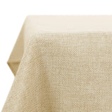 1 x RAW Customer Returns Deconovo Rectangular Linen Effect Tablecloth for Dining Room 150 x 300 cm Beige - RRP €34.49