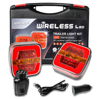 1 x RAW Customer Returns AOHEWEI Magnetic Wireless LED Trailer Tail Lights Kit 12 24V, Wireless Waterproof Dynamic Tail Lights with Magnet, ECE EMC Approved for Trailer, Truck, Caravan or Lorry - RRP €90.74