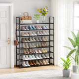 1 x RAW Customer Returns OYREL Shoe Rack 8 Tiers Shoe Organizer Shoe Storage 32-40 Pairs Shoe Rack for Closet Shoe Rack Organizer Entryway Shoe Holder Space Saving Shoe Rack Shoe Stand Large Tall Shoe Tower - RRP €36.99