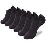 1 x RAW Customer Returns ZEAL WOOD No Show Sports Socks, Unisex Merino Wool Ultralight Wool Socks Women Running Tennis Golf Socks Merino Socks Women Hiking Socks Men, 3 X Black, Medium - RRP €27.6