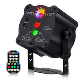 1 x RAW Customer Returns Mini disco lights stage light, noise activated party lights with remote control and timer, 90 light patterns strobe light via 6W USB power supply for bar party birthday wedding Christmas - RRP €29.88