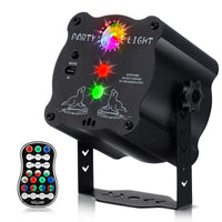 1 x RAW Customer Returns Mini disco lights stage light, noise activated party lights with remote control and timer, 90 light patterns strobe light via 6W USB power supply for bar party birthday wedding Christmas - RRP €29.88