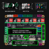 1 x RAW Customer Returns MKS TinyBee Control Board 3D Printer, 32-bit Silent Board, 3D Upgrade 32 Bit Motherboard Silent Mainboard, with Built-in ESP32 WiFi, Supports Marlin2.0 Firmware, 8MB Chip - RRP €32.99