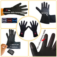 2 x RAW Customer Returns Electric Heated Gloves Rechargeable Arthritis Ultra Thin Hands for Motorcycle Bicycle Fishing Skiing Touchable on Screen S  - RRP €238.0