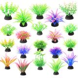 1 x RAW Customer Returns Aquarium Decoration Plants, LYQQY 20 Pieces Artificial Aquarium Plants Realistic and Beautiful, Durable Artificial Plants Aquarium Decor for Aquarium Decoration, Aquarium, Fish Pond, 5cm, LY1045, small - RRP €13.99