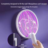 1 x RAW Customer Returns Electric fly swatter mosquito lamp 2 in 1, foldable, standing, wall mounted, 3000 V with USB rechargeable Suitable for home, garden, camping, indoors and outdoors - RRP €15.12