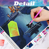 19 x Brand New YALKIN 5D Diamond Painting Diamond Painting Pictures Cartoon Diamond Art Adult Full DIY Diamond Art Painting Embroidery Set Cross Stitch Pictures Home Wall Decor Christmas 30x40cm - RRP €387.6