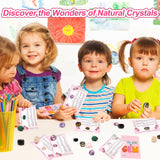 25 x Brand New QianCannaor Valentine s Day Gifts for Kids in Classroom with 30 Crystals and Gemstones, Valentine s Day Cards, Natural Educational School Exchange Gifts Boys Girls, Colorful - RRP €549.75