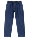 1 x RAW Customer Returns COOFANDY Men s Straight Leg Jeans Stretch Denim Pull-On Pants Pull-On Jeans Comfortable Pants Regular Waist Lightweight for Men Elastic Waistband Casual Blue XL - RRP €36.29