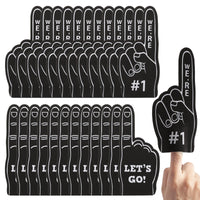 1 x Brand New TIESOME Pack of 24 Sports Foam Fingers, Foam Fingers Eva Finger Cots Foam Hand for Sports Cheerleading Inspirational Colorful and Comfortable Sports Fan Accessories for Girls Cheerleading Props - RRP €19.2