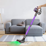 1 x RAW Customer Returns ONSEEN Cordless Vacuum Cleaner, 450W 27KPa Electric Broom, 7 in 1 Lightweight, 50 Minute Autonomy, 180 Foldable Hose, Battery, for Hair Floors, M81 - RRP €138.83