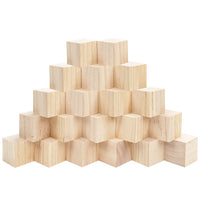 1 x RAW Customer Returns Belle Vous Wooden Cubes Large 20pcs Wooden Cubes 5 x 5 x 5cm Wooden Blocks Natural - Natural Untreated Blank Cubes Wooden Blocks - Natural Wooden Building Blocks for Learning, Crafting, DIY Puzzles, Stamps, Numbers - RRP €18.99