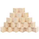 1 x RAW Customer Returns Belle Vous Wooden Cubes Large 20pcs Wooden Cubes 5 x 5 x 5cm Wooden Blocks Natural - Natural Untreated Blank Cubes Wooden Blocks - Natural Wooden Building Blocks for Learning, Crafting, DIY Puzzles, Stamps, Numbers - RRP €18.99