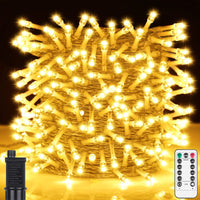 1 x RAW Customer Returns LED fairy lights outdoor, 20M 200 LED fairy lights indoor with remote control plug, 8 modes fairy lights Christmas tree with timer IP65 waterproof fairy lights electricity for party garden room - RRP €17.84