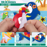 12 x Brand New Papi Dada Mosaic Craft Set for Children, Foam Rubber Sticker Set, Mosaic Adhesive Pictures with Moving Elements, Mosaic Glue Kit for Girls and Boys, Sticky Mosaics Set - Contains 10 Pieces Set 5  - RRP €179.28