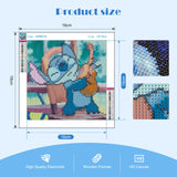 1 x Brand New MOGTAA 5D DIY Diamond Painting with Wooden Frame Stitch, Cartoon Diamond Painting Pictures Set, Full Drill Diamond Painting for Children Girls Boys, Cartoon Arts Craft for Home Wall Decor 18 x 18 cm - RRP €9.62