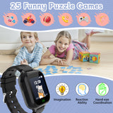 1 x RAW Customer Returns ELEJAFE Smartwatch Kids, Children Smartwatch Phone with Call Function 25 Games SMS SOS Camera Music Alarm Clock Pedometer, Smartwatch with SIM Card for Girls and Boys 3-12 Years Gift - RRP €32.99