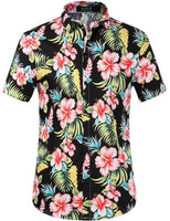 1 x Brand New SSLR Men s Hawaiian Shirt Pineapple Summer Casual Short Sleeve Fashion Printed Small, Black  - RRP €24.9