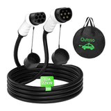 1 x RAW Customer Returns Qutoso EV Charging Cable 22kW 7 Meters 32A Three Phase EV Charger Type 2 for Electric Cars and Hybrid Plug-in IEC19621-2, with Carrying Bag - RRP €114.95