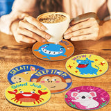 3 x Brand New Valdivia Diamond Painting Coasters, 5D Creative Diamond Art Painting Set for Adults Children, Crystal Rhinestone Painting Crafts, 8 Pieces DIY Diamond Painting Sets Coasters with Holder Anime Animals  - RRP €45.24