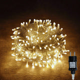 1 x RAW Customer Returns Gresonic 100 200 300 400 LED Fairy Lights Power Operated with Plug Outdoor and Indoor for Wedding Christmas Party Warm White Warm White, 300LED  - RRP €28.73