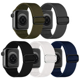 1 x RAW Customer Returns chinbersky 5 Pack Solo Loop Bracelet Compatible with Apple Watch Bracelet 41mm 40mm 38mm, Adjustable Stretchy Nylon Braided Sport Replacement Men Women Bracelet for iWatch Series 9 8 7 6 5 4 3 2 1 SE - RRP €15.99